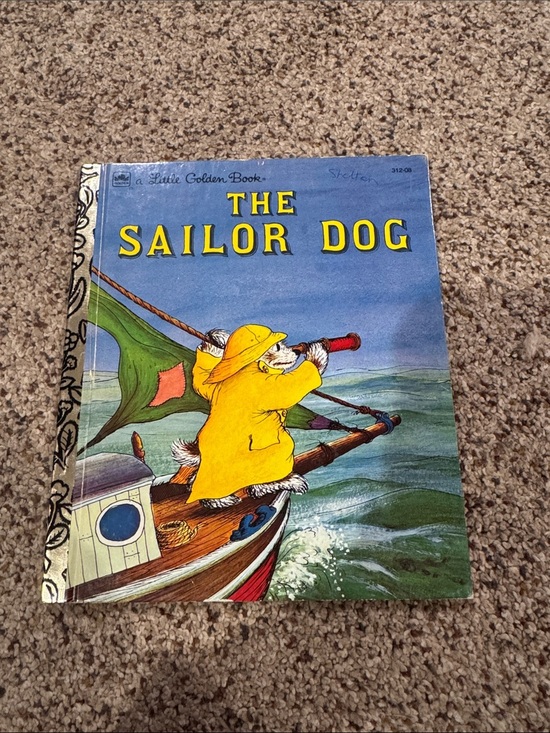 Little Golden Book Other - The Sailor Dog by. Margaret Wise Brown A Little Golden Book